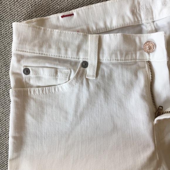 7 for all mankind | white skinny jeans - Picture 4 of 7